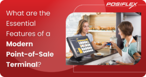 modern point of sale terminal